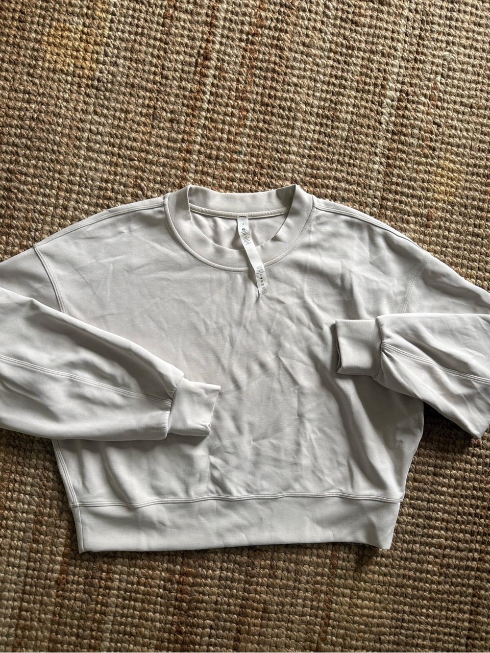 Lululemon Cropped Crewneck Sweatshirt — Size 4